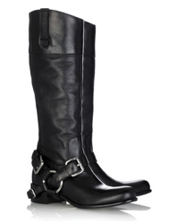 Black riding boots
