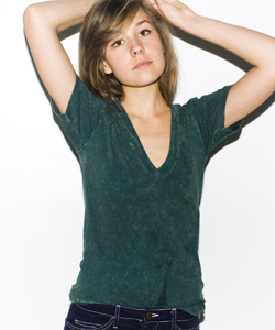 Colored Acid Wash Jeans and Tee-Shirts from Corpus and American Apparel