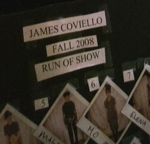 Backstage at James Coviello Fall Winter 2008 Backstage at James Coviello Fall Winter 2008