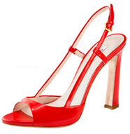 Red Miu Miu Slingback Pumps