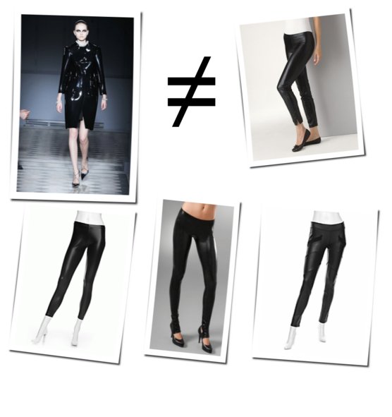The Trend We're All About To Hate Latex Leggings