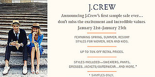 J.Crew To Hold First Public Sample Sale 