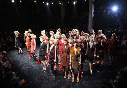 Miuccia Prada Brings Out the Fight for Fall 2009 Miuccia Prada Brings Out the Fight for Fall 2009