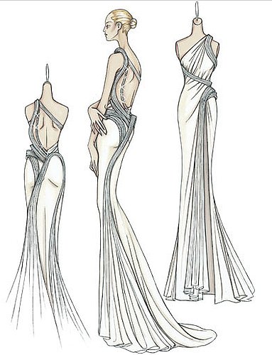 Spring 2009 Atelier Versace: Red Carpet Ruffles and Whorls Spring 2009 Atelier Versace: Red Carpet Ruffles and Whorls