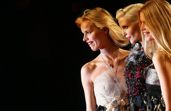 Eva Herzigova, Nadja Auermann, Claudia Schiffer