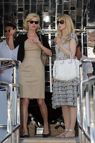 May 22: Eva Herzigova and Claudia Schiffer on Stefano Gabbana's yacht, Regina D'Italia
May 22: Eva Herzigova and Claudia Schiffer on Stefano Gabbana's yacht, Regina D'Italia