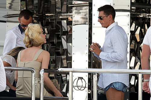 May 22: Eva Herzigova and Stefano Gabbana on his yacht, Regina D'Italia
May 22: Eva Herzigova and Stefano Gabbana on his yacht, Regina D'Italia