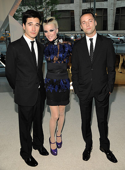 Proenza Schouler's Lazaro Hernandez and Jack McCollough with Daphne Guinness in their design
Proenza Schouler's Lazaro Hernandez and Jack McCollough with Daphne Guinness in their design