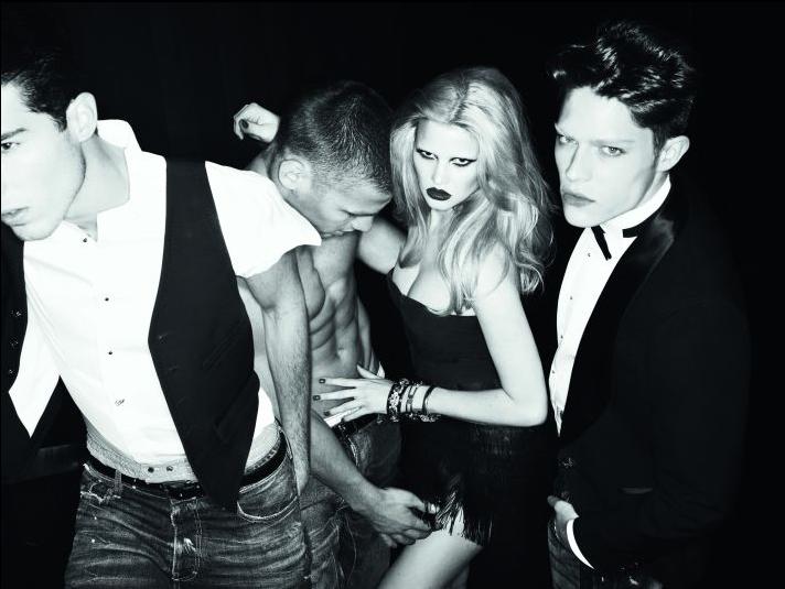 Dean and Dan Caten Leave Lara Stone to Covort with Male Models for Fall 2009 DSquared2 Campaign Dean and Dan Caten Leave Lara Stone to Covort with Male Models for Fall 2009 DSquared2 Campaign