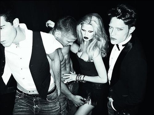 Dean and Dan Caten Leave Lara Stone to Covort with Male Models for Fall 2009 DSquared2 Campaign