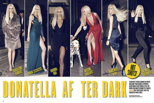 Donatella Versace Receives a Model Makeover in V#60