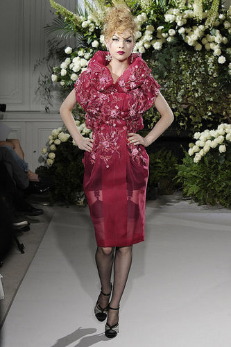 John Galliano Shows a Little Garter for Fall 2009 Christian Dior Couture John Galliano Shows a Little Garter for Fall 2009 Christian Dior Couture