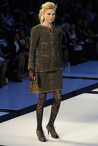 Karl Lagerfeld's Fall 2009 Chanel Couture: All High/Low Skirts and Perfume Bottles Karl Lagerfeld's Fall 2009 Chanel Couture: All High/Low Skirts and Perfume Bottles