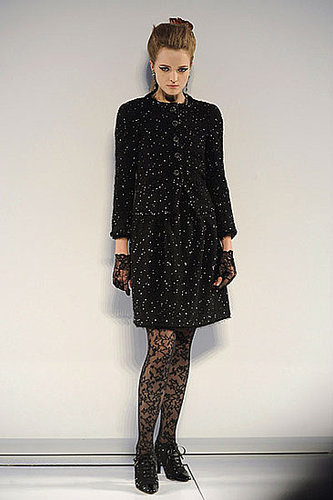 Karl Lagerfeld's Fall 2009 Chanel Couture: All High/Low Skirts and Perfume Bottles Karl Lagerfeld's Fall 2009 Chanel Couture: All High/Low Skirts and Perfume Bottles