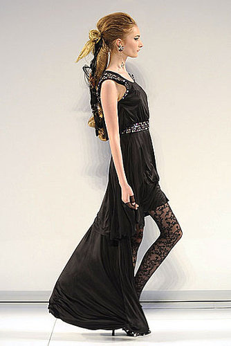 Karl Lagerfeld's Fall 2009 Chanel Couture: All High/Low Skirts and Perfume Bottles Karl Lagerfeld's Fall 2009 Chanel Couture: All High/Low Skirts and Perfume Bottles
