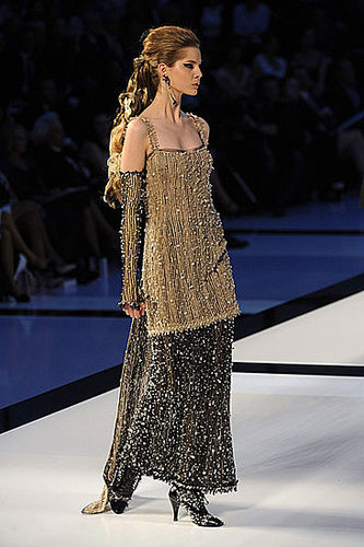 Karl Lagerfeld's Fall 2009 Chanel Couture: All High/Low Skirts and Perfume Bottles Karl Lagerfeld's Fall 2009 Chanel Couture: All High/Low Skirts and Perfume Bottles