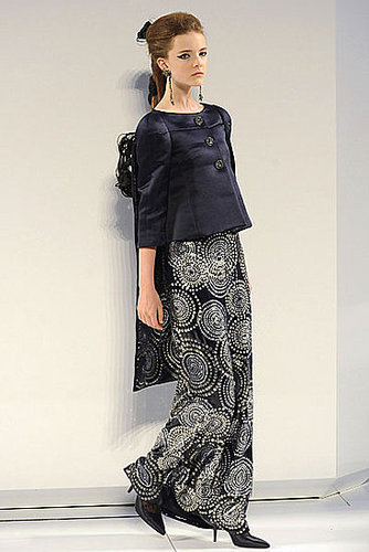 Karl Lagerfeld's Fall 2009 Chanel Couture: All High/Low Skirts and Perfume Bottles Karl Lagerfeld's Fall 2009 Chanel Couture: All High/Low Skirts and Perfume Bottles