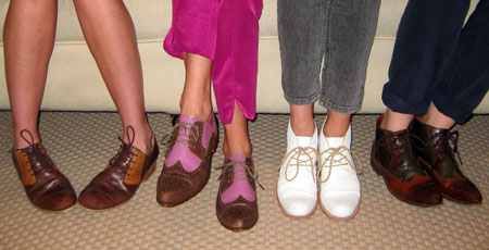 Esquivel Shoes
George Esquivel's collection of handmade leather oxfords, spectators, and boots — produced in his Southern California shop — have earned big fans at Vogue.
Esquivel Shoes
George Esquivel's collection of handmade leather oxfords, spectators, and boots — produced in his Southern California shop — have earned big fans at Vogue.