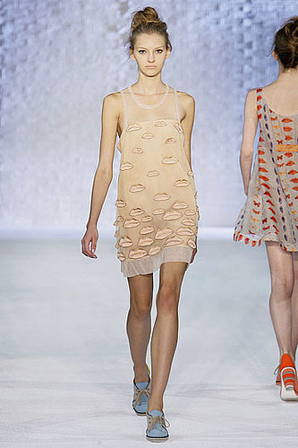 Alberta Ferretti's Spring 2010 Philosophy: Light, Gauzy, and Full of Lips Alberta Ferretti's Spring 2010 Philosophy: Light, Gauzy, and Full of Lips