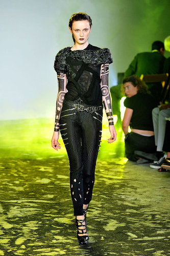 Rodarte, Inspired by Death Valley and Vultures, Go Goth Tribal Warrior for Spring 2010 Rodarte, Inspired by Death Valley and Vultures, Go Goth Tribal Warrior for Spring 2010
