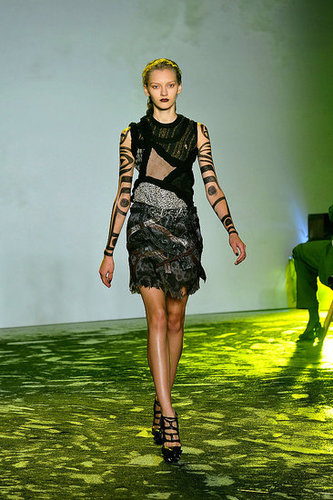 Rodarte, Inspired by Death Valley and Vultures, Go Goth Tribal Warrior for Spring 2010 Rodarte, Inspired by Death Valley and Vultures, Go Goth Tribal Warrior for Spring 2010