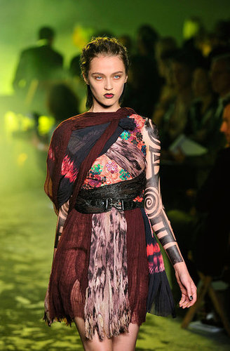 Rodarte, Inspired by Death Valley and Vultures, Go Goth Tribal Warrior for Spring 2010 Rodarte, Inspired by Death Valley and Vultures, Go Goth Tribal Warrior for Spring 2010