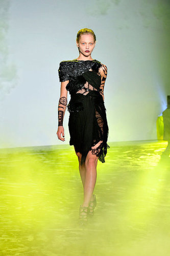 Rodarte, Inspired by Death Valley and Vultures, Go Goth Tribal Warrior for Spring 2010 Rodarte, Inspired by Death Valley and Vultures, Go Goth Tribal Warrior for Spring 2010