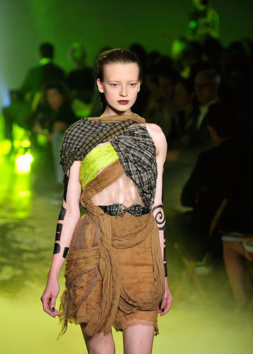 Rodarte, Inspired by Death Valley and Vultures, Go Goth Tribal Warrior for Spring 2010 Rodarte, Inspired by Death Valley and Vultures, Go Goth Tribal Warrior for Spring 2010