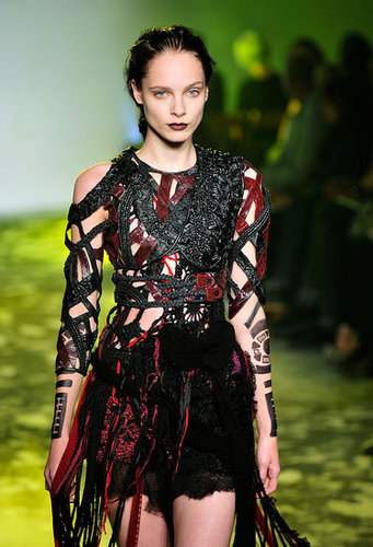 Rodarte, Inspired by Death Valley and Vultures, Go Goth Tribal Warrior for Spring 2010 Rodarte, Inspired by Death Valley and Vultures, Go Goth Tribal Warrior for Spring 2010
