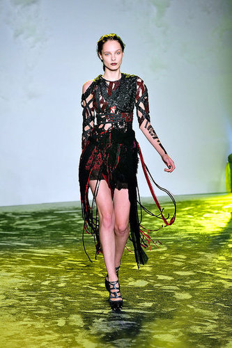 Rodarte, Inspired by Death Valley and Vultures, Go Goth Tribal Warrior for Spring 2010 Rodarte, Inspired by Death Valley and Vultures, Go Goth Tribal Warrior for Spring 2010