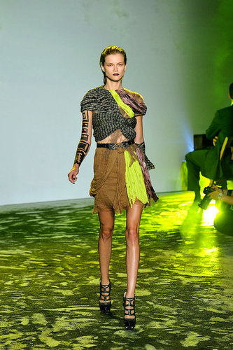 Rodarte, Inspired by Death Valley and Vultures, Go Goth Tribal Warrior for Spring 2010 Rodarte, Inspired by Death Valley and Vultures, Go Goth Tribal Warrior for Spring 2010