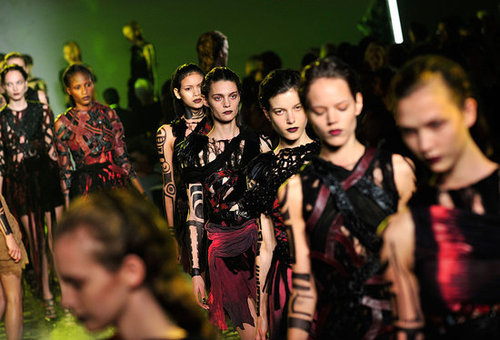 Rodarte, Inspired by Death Valley and Vultures, Go Goth Tribal Warrior for Spring 2010 Rodarte, Inspired by Death Valley and Vultures, Go Goth Tribal Warrior for Spring 2010