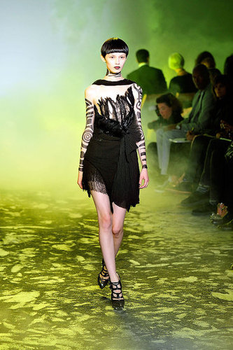 Rodarte, Inspired by Death Valley and Vultures, Go Goth Tribal Warrior for Spring 2010 Rodarte, Inspired by Death Valley and Vultures, Go Goth Tribal Warrior for Spring 2010