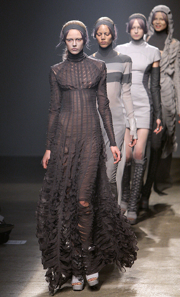 Gareth Pugh Goes Gray, Even a Little Soft for Spring 2010 Gareth Pugh Goes Gray, Even a Little Soft for Spring 2010