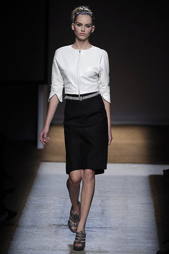 Stefano Pilati Is Seeing Strawberries, Knee Slits for Yves Saint Laurent Spring 2010 Stefano Pilati Is Seeing Strawberries, Knee Slits for Yves Saint Laurent Spring 2010