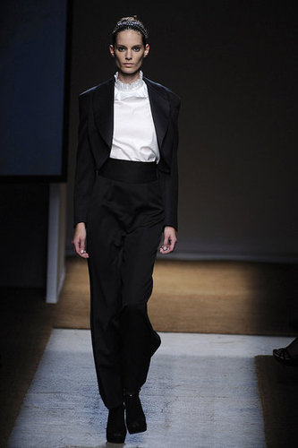Stefano Pilati Is Seeing Strawberries, Knee Slits for Yves Saint Laurent Spring 2010 Stefano Pilati Is Seeing Strawberries, Knee Slits for Yves Saint Laurent Spring 2010