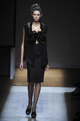 Stefano Pilati Is Seeing Strawberries, Knee Slits for Yves Saint Laurent Spring 2010 Stefano Pilati Is Seeing Strawberries, Knee Slits for Yves Saint Laurent Spring 2010