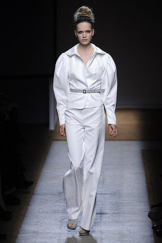 Stefano Pilati Is Seeing Strawberries, Knee Slits for Yves Saint Laurent Spring 2010 Stefano Pilati Is Seeing Strawberries, Knee Slits for Yves Saint Laurent Spring 2010