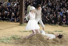 Chanel Goes Farm Girl, Takes a Roll in Hay for Spring 2010