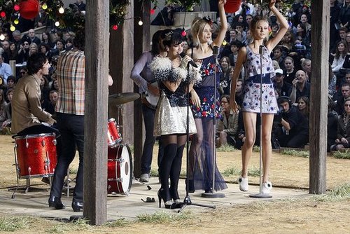 Chanel Goes Farm Girl, Takes a Roll in Hay for Spring 2010 Chanel Goes Farm Girl, Takes a Roll in Hay for Spring 2010