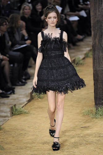 Chanel Goes Farm Girl, Takes a Roll in Hay for Spring 2010 Chanel Goes Farm Girl, Takes a Roll in Hay for Spring 2010