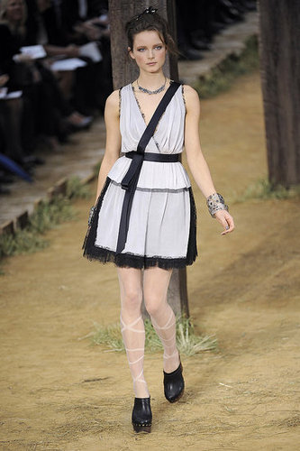 Chanel Goes Farm Girl, Takes a Roll in Hay for Spring 2010 Chanel Goes Farm Girl, Takes a Roll in Hay for Spring 2010
