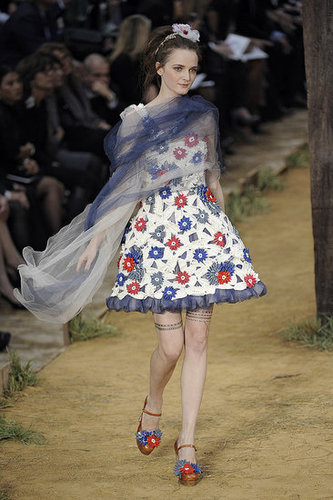 Chanel Goes Farm Girl, Takes a Roll in Hay for Spring 2010 Chanel Goes Farm Girl, Takes a Roll in Hay for Spring 2010