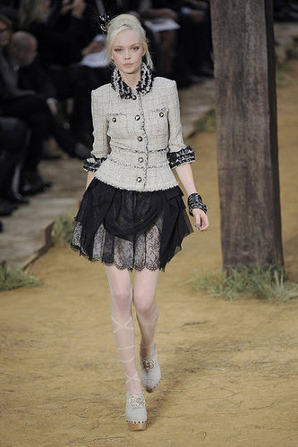 Chanel Goes Farm Girl, Takes a Roll in Hay for Spring 2010 Chanel Goes Farm Girl, Takes a Roll in Hay for Spring 2010