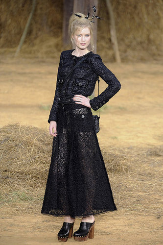 Chanel Goes Farm Girl, Takes a Roll in Hay for Spring 2010 Chanel Goes Farm Girl, Takes a Roll in Hay for Spring 2010