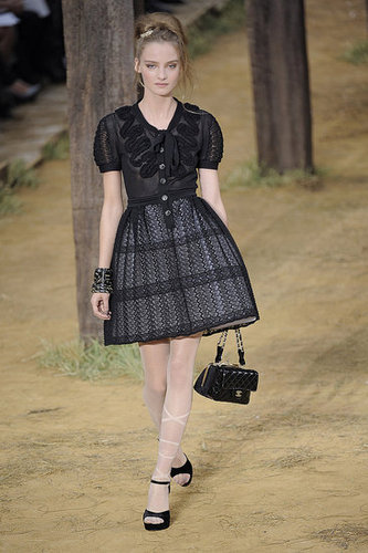 Chanel Goes Farm Girl, Takes a Roll in Hay for Spring 2010 Chanel Goes Farm Girl, Takes a Roll in Hay for Spring 2010
