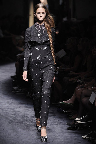 Miuccia Prada Interprets "Innocence" with Cat and Bird Prints for Miu Miu Spring 2010 Miuccia Prada Interprets "Innocence" with Cat and Bird Prints for Miu Miu Spring 2010