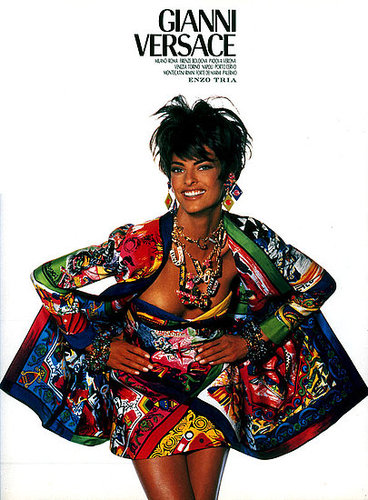 Linda Evangelista, Versace, Fall 1990
Linda Evangelista, Versace, Fall 1990