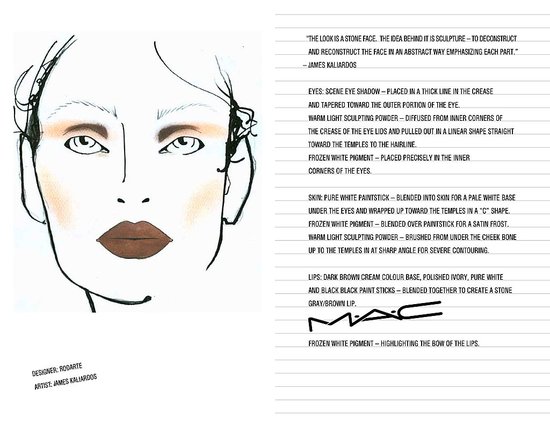 M.A.C. Makeup Looks From The Fall 2009 Shows: Part Three M.A.C. Makeup Looks From The Fall 2009 Shows: Part Three