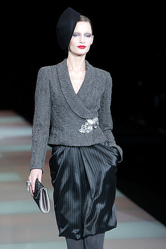 Milan Fashion Week: Giorgio Armani Fall 2009 Milan Fashion Week: Giorgio Armani Fall 2009